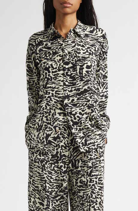 Soren Silk Button-Up Shirt