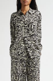 Ulla Johnson Soren Silk Button-Up Shirt