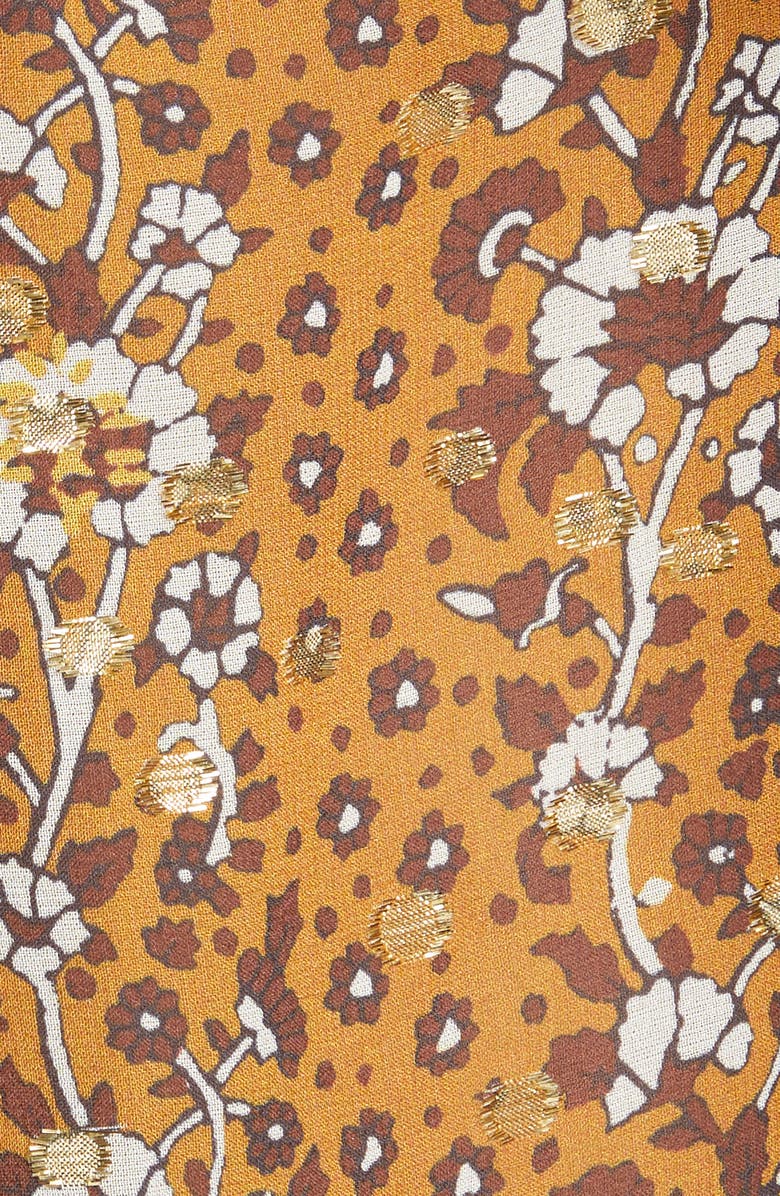 Ulla Johnson Kosta Jacquard Dot Silk Blouse, Alternate, color, 