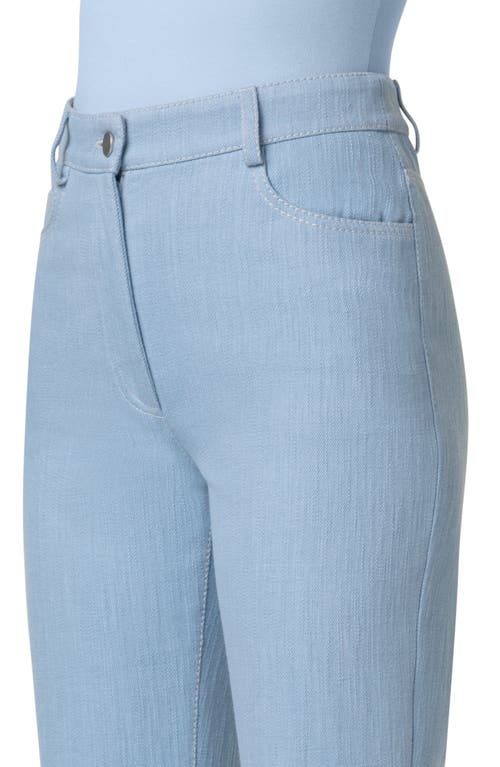 Akris Punto Courtney Tailored Bootcut Jeans In Sky