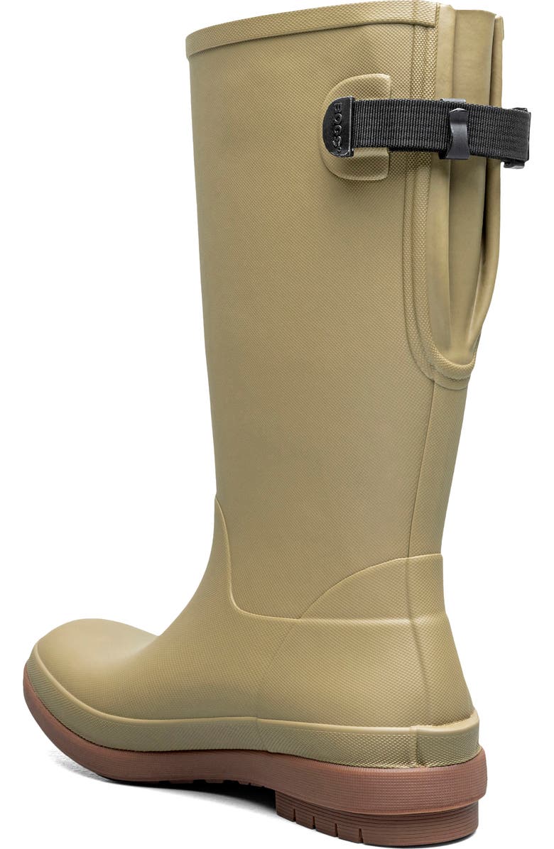 Bogs Amanda II Tall Waterproof Adjustable Calf Rain Boot, Alternate, color, Rustic Green