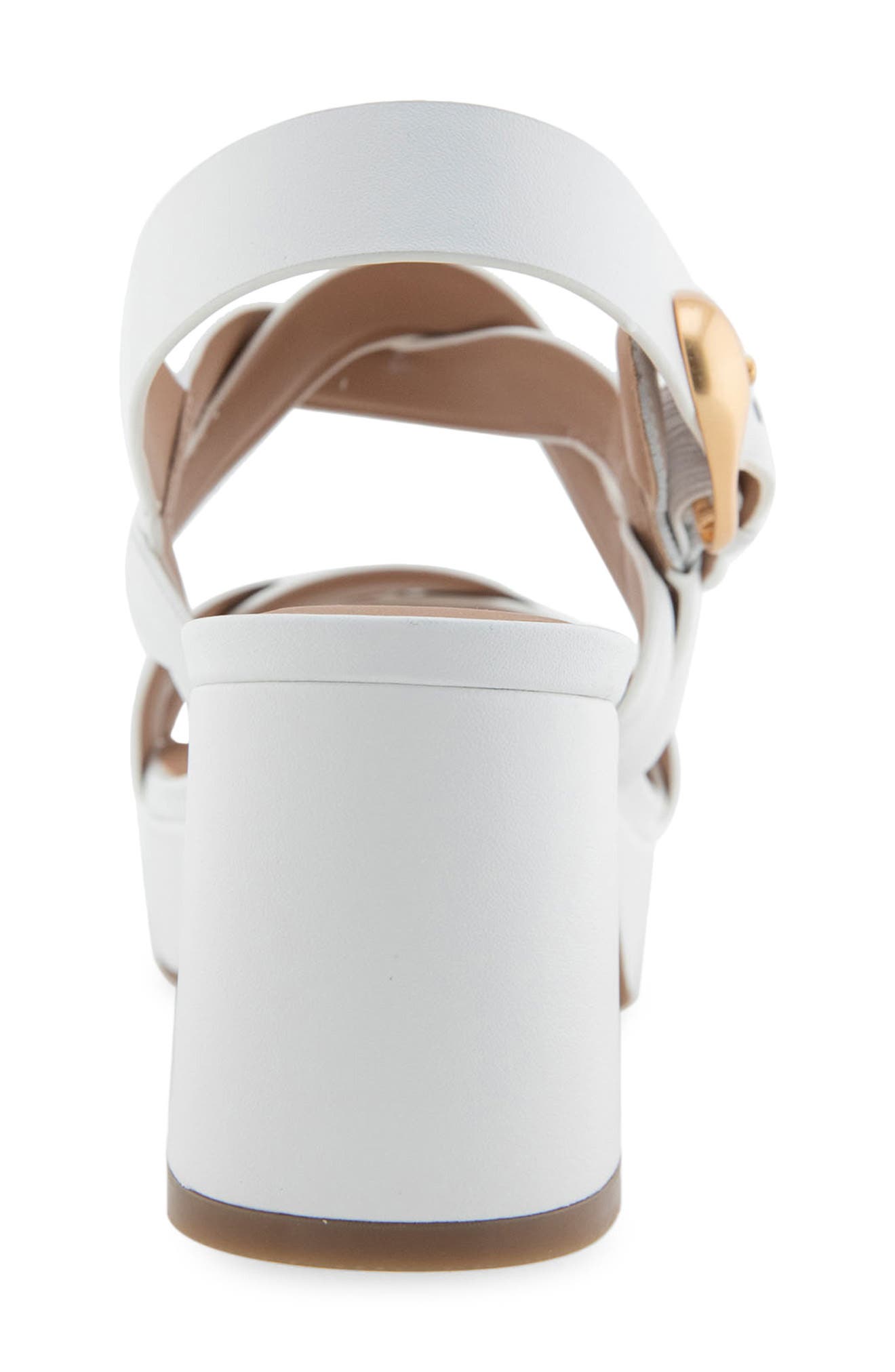 Aerosoles Camea Platform Sandal, Alternate, color, Bright White Leather