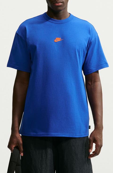 Sportswear Embroidered Swoosh Cotton T-Shirt