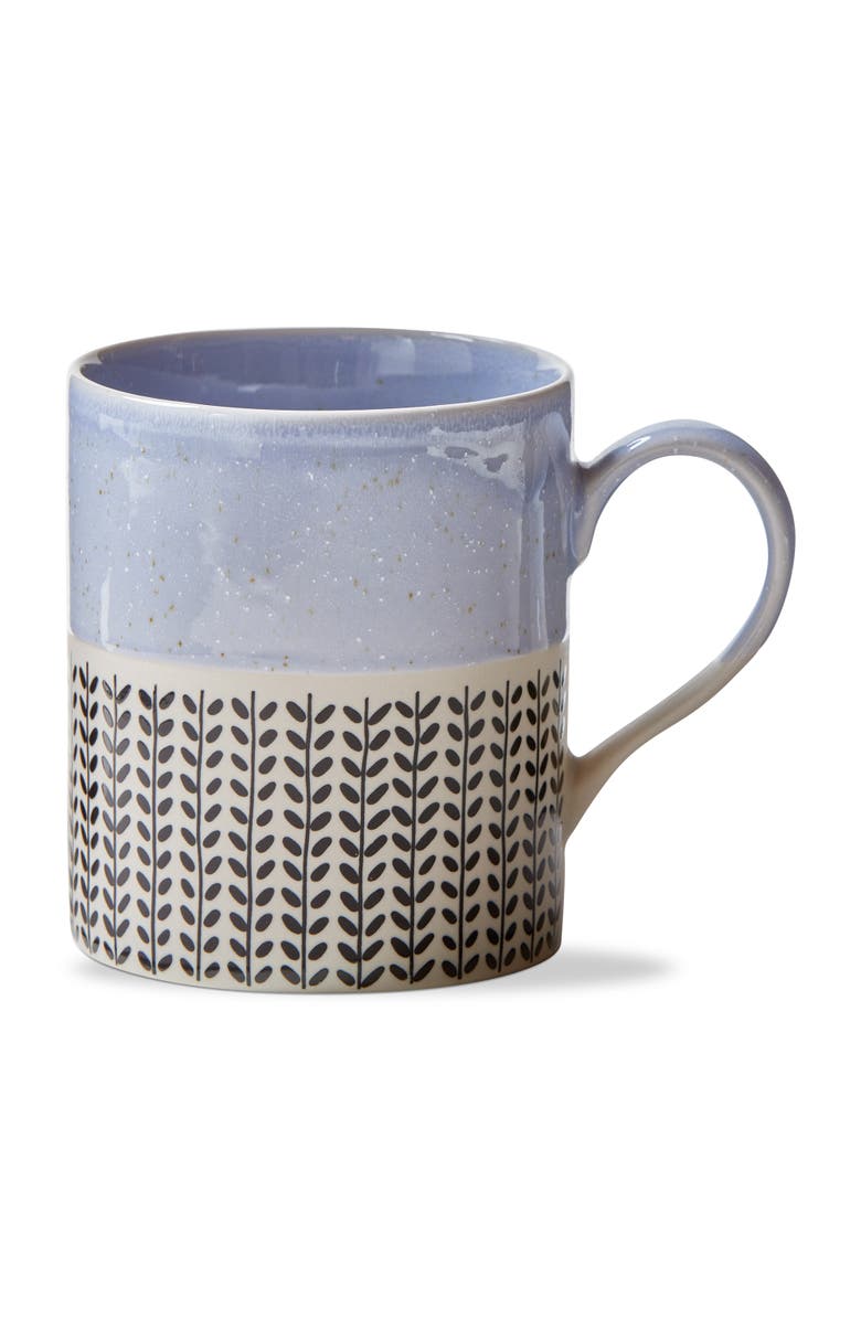tag Wren Mug Blue Multi Stoneware Everyday, Main, color, Blue