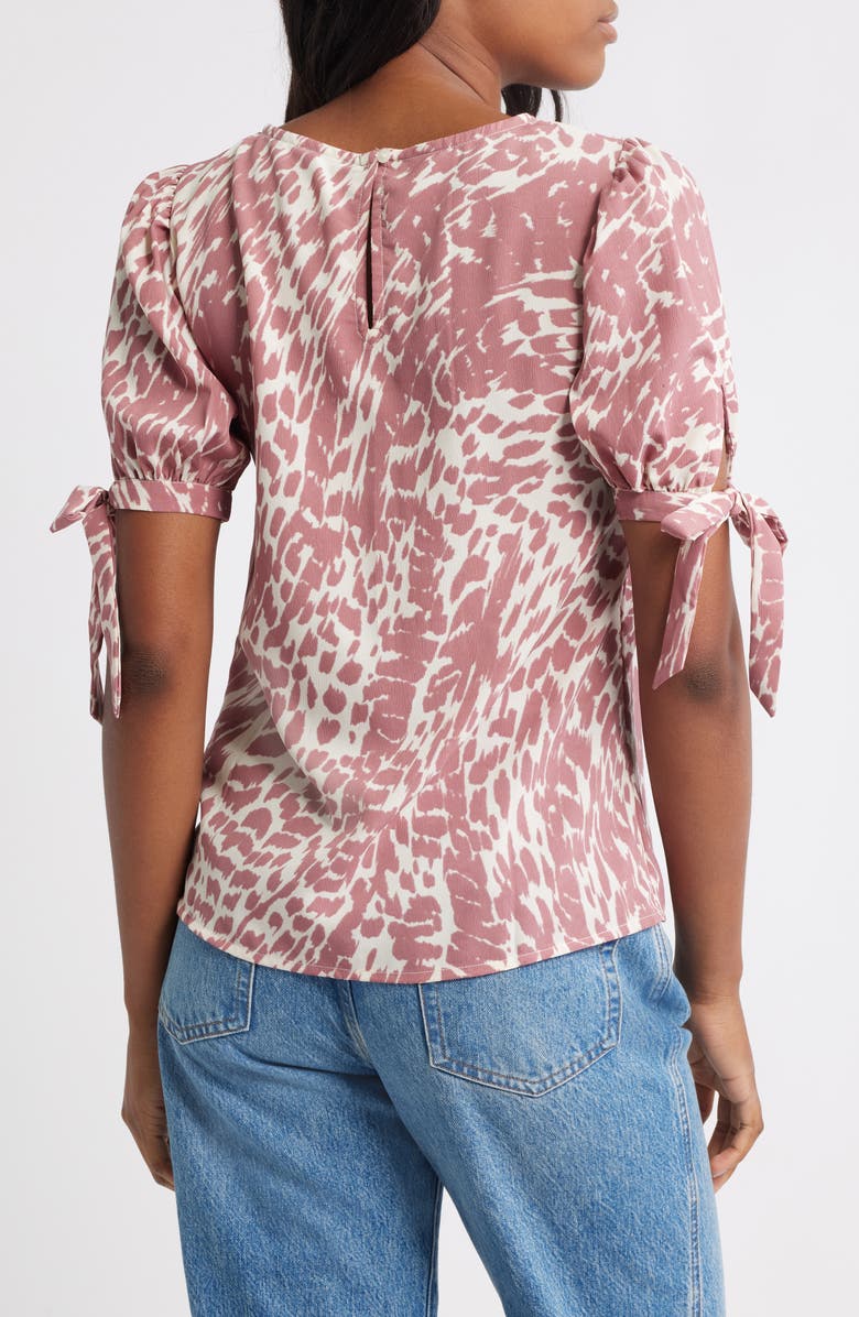 Friends Like These Tie Sleeve Top, Alternate, color, Pink