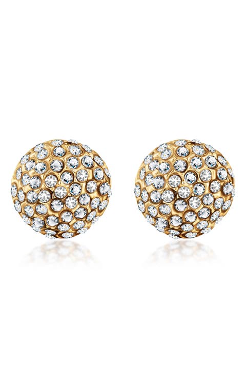 Pavé Stud Earrings