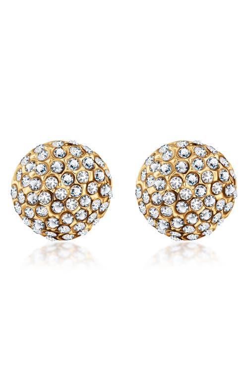CHRISTINA CARUSO Pavé Stud Earrings in 14K Gold  product