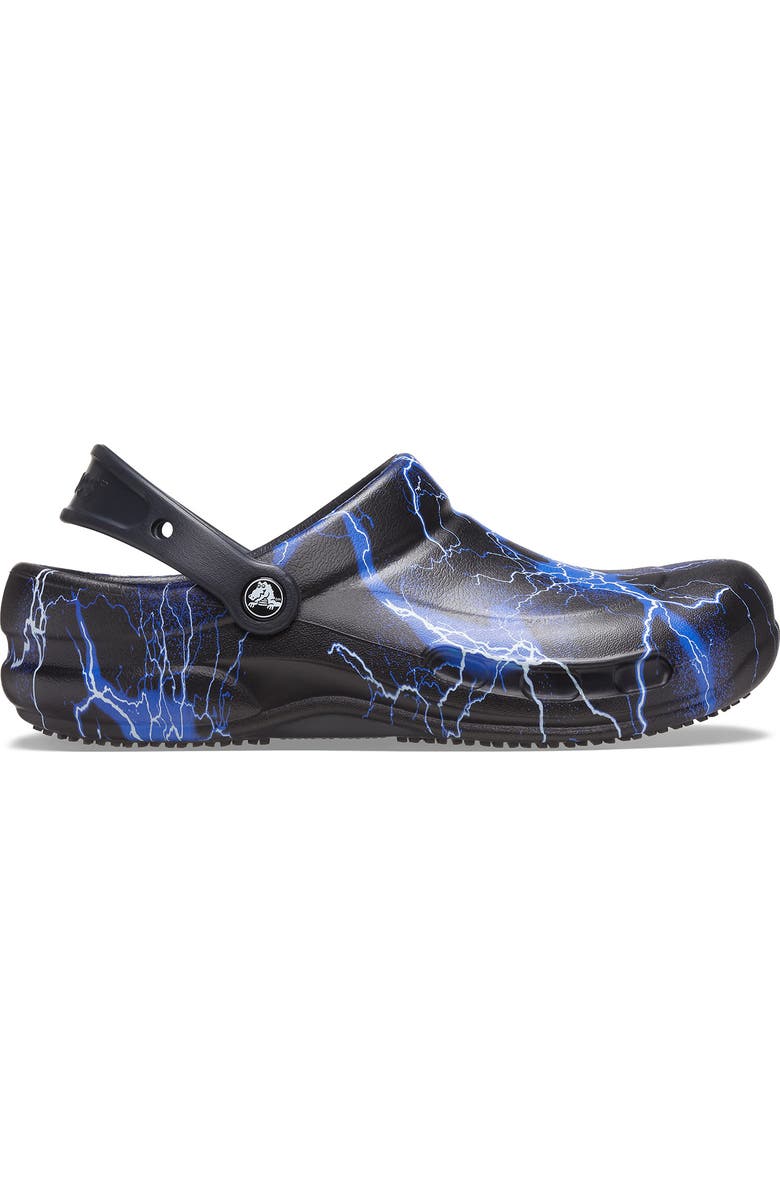 CROCS Bistro Graphic Clog, Alternate, color, Blk/Lnb