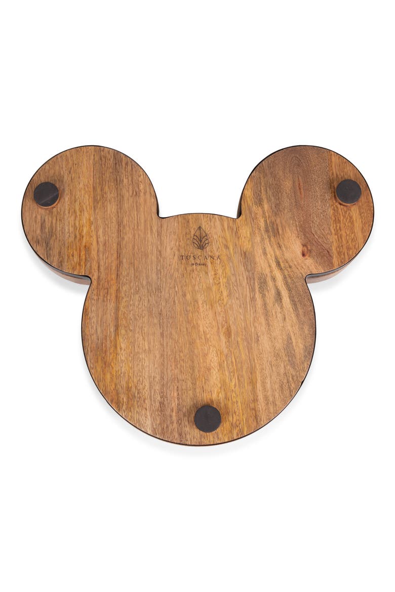 x Disney Mickey Mouse Wood Serving Tray, Alternate, color, BROWN