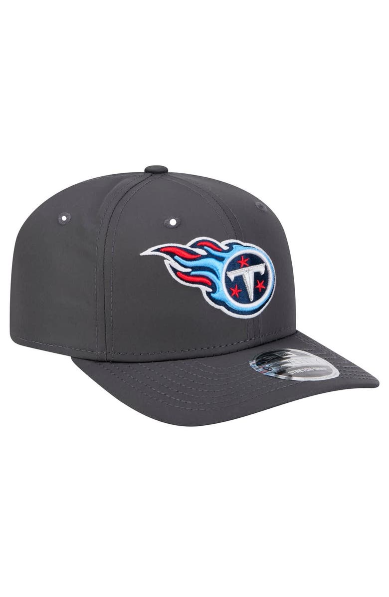 New Era Men's New Era  Graphite Tennessee Titans Main 9SEVENTY Stretch-Snap Hat, Alternate, color, 