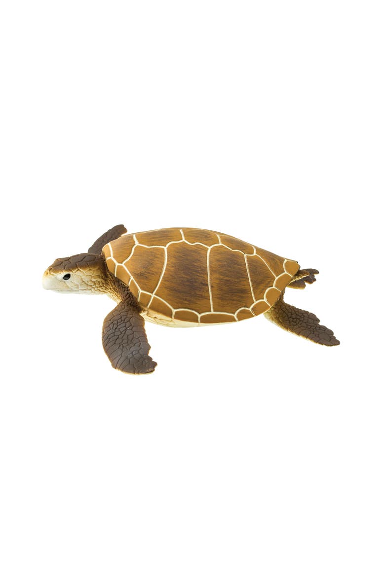 Green Sea Turtle Kids Toy Figure, Main, color, None