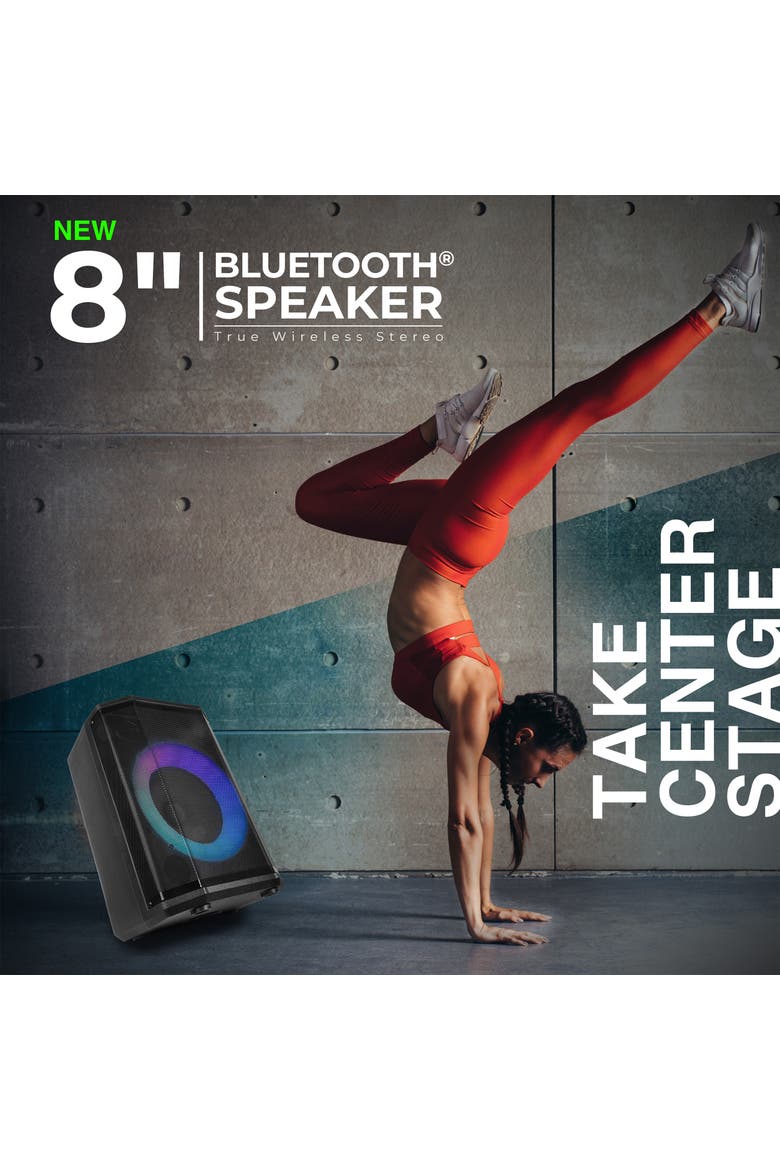 8" Portable Bluetooth Speakers True Wireless Stereo, Alternate, color, Black