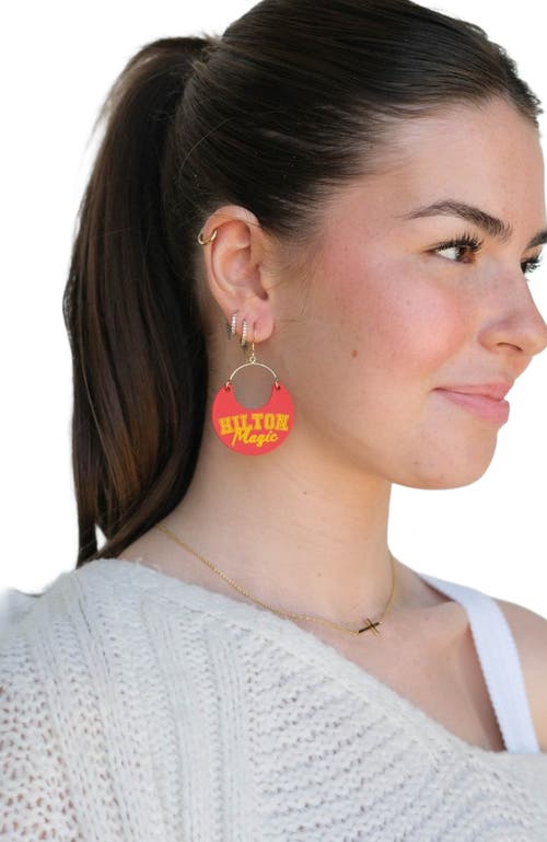 Nickel & Suede University Ninas Earrings