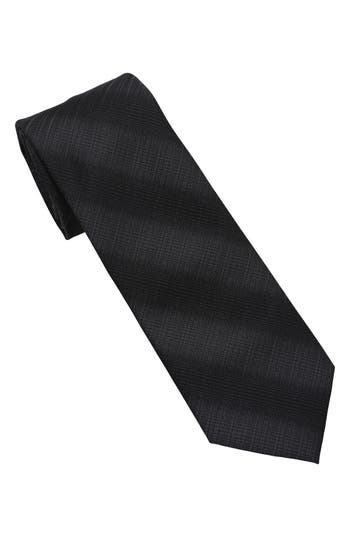 Dkny Shadow Stripe Tie In Black