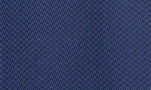 1863 By Eterna Slim Fit Solid Non-iron Cotton Dobby Dress Shirt In Blue