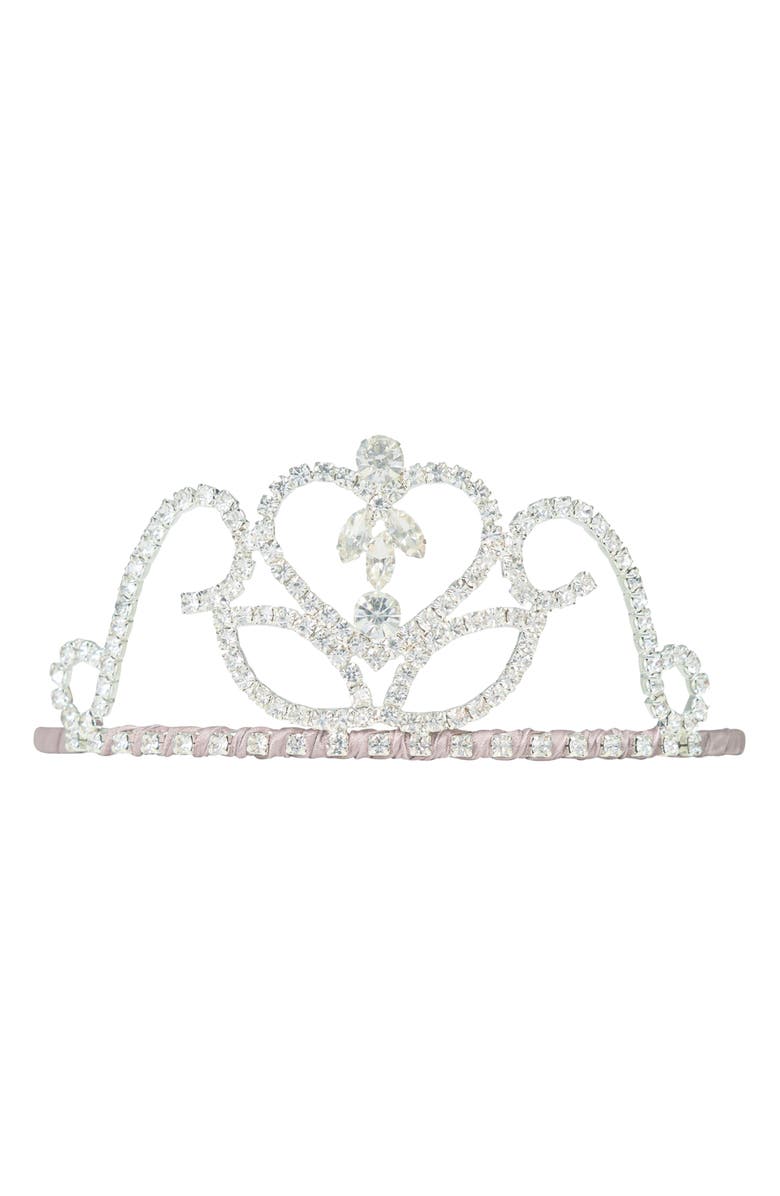 Mimi & Lula Kids' Classic Tiara, Main, color, Silver