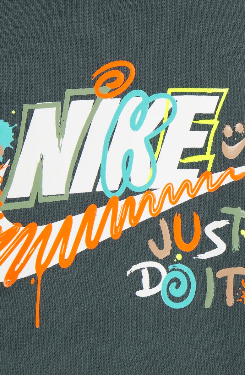 Nike Kids' Sportswear Express Yourself French Terry Hoodie, Alternate, color, Vintage Green