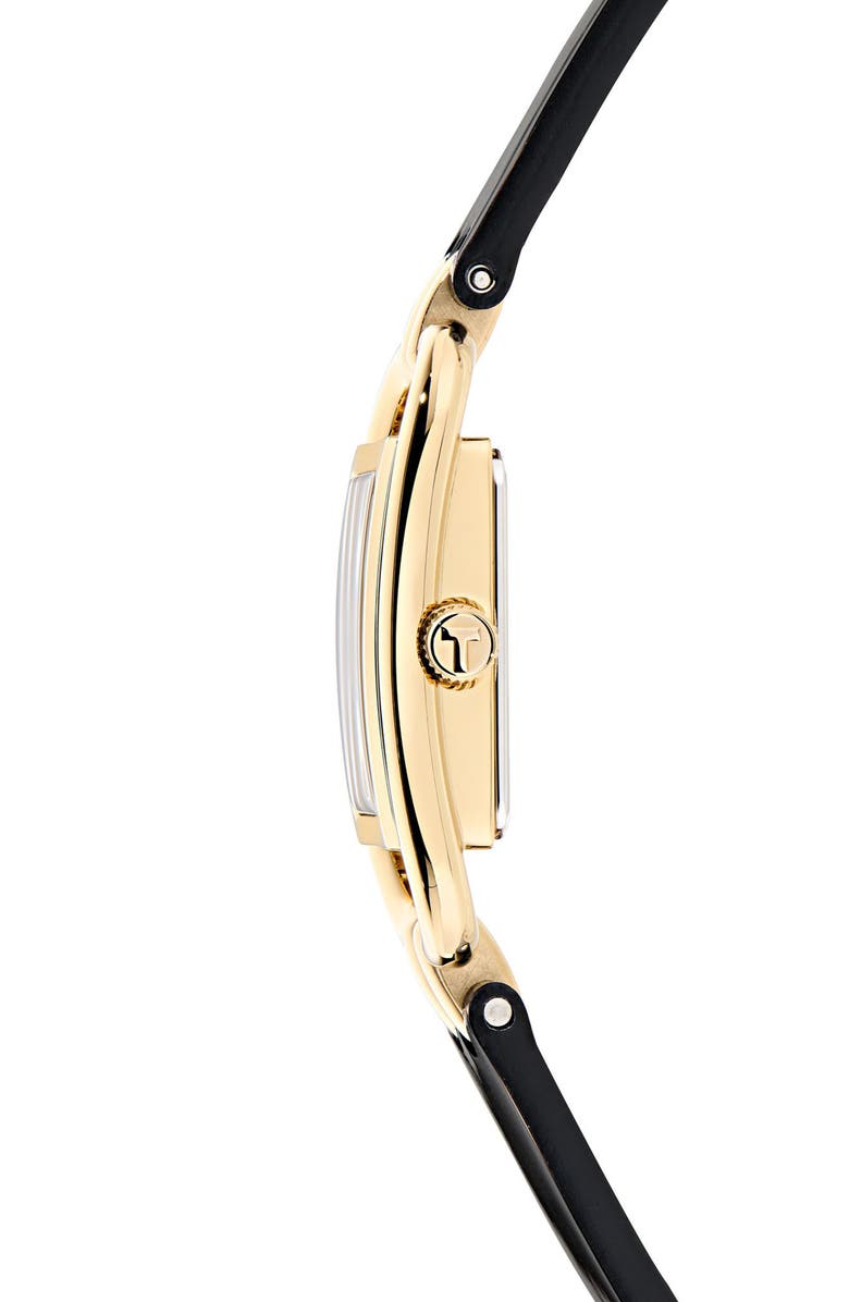 Ted Baker Leather Strap Watch, 17mm, Alternate, color, 