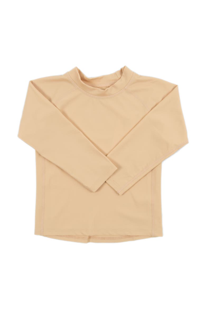 Long Sleeve Rash Guard, UPF 50+ Swim Shirt, Alternate, color, BEIGE