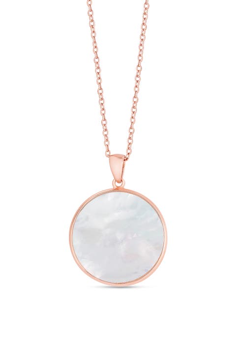 Kids' Mother-of-Pearl Pendant Necklace
