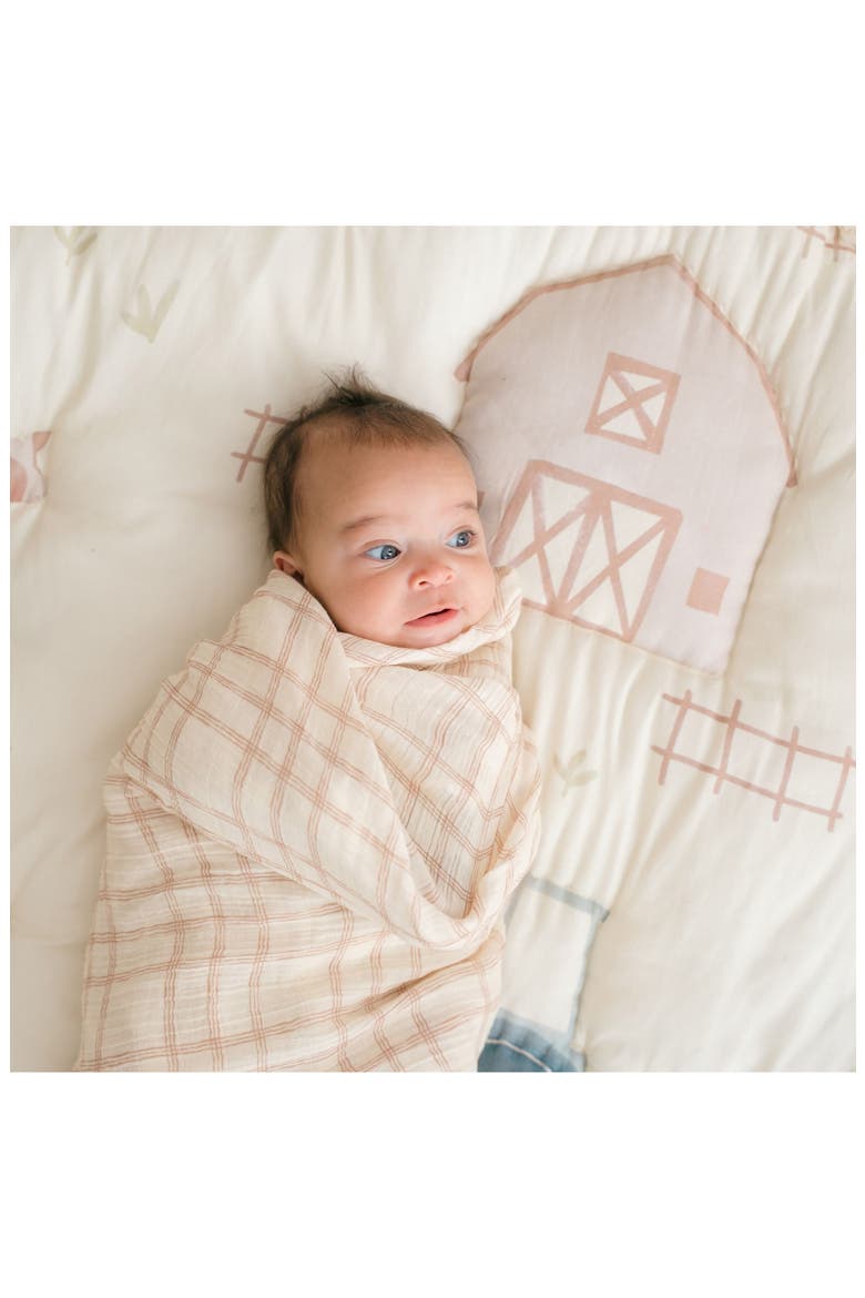 Goose Assorted 2-Pack Cotton Muslin Swaddles, Alternate, color, BEIGE