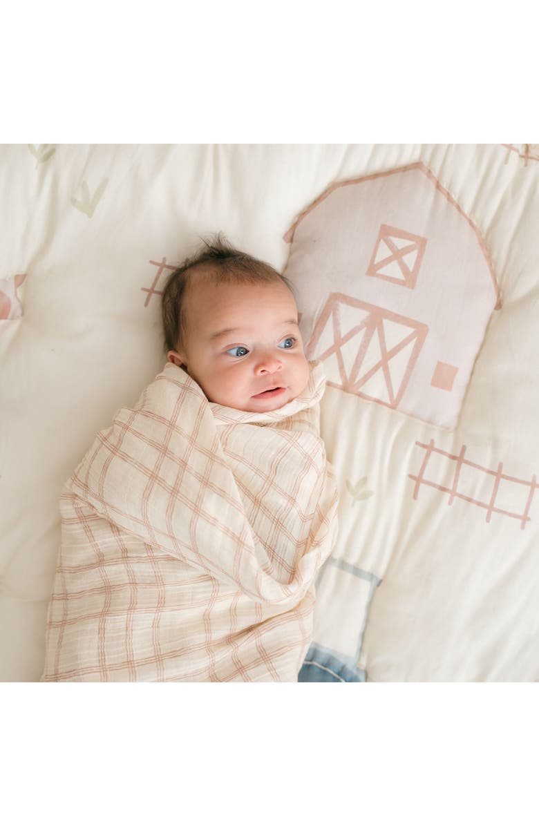 CRANE BABY Goose Assorted 2-Pack Cotton Muslin Swaddles, Alternate, color, Beige