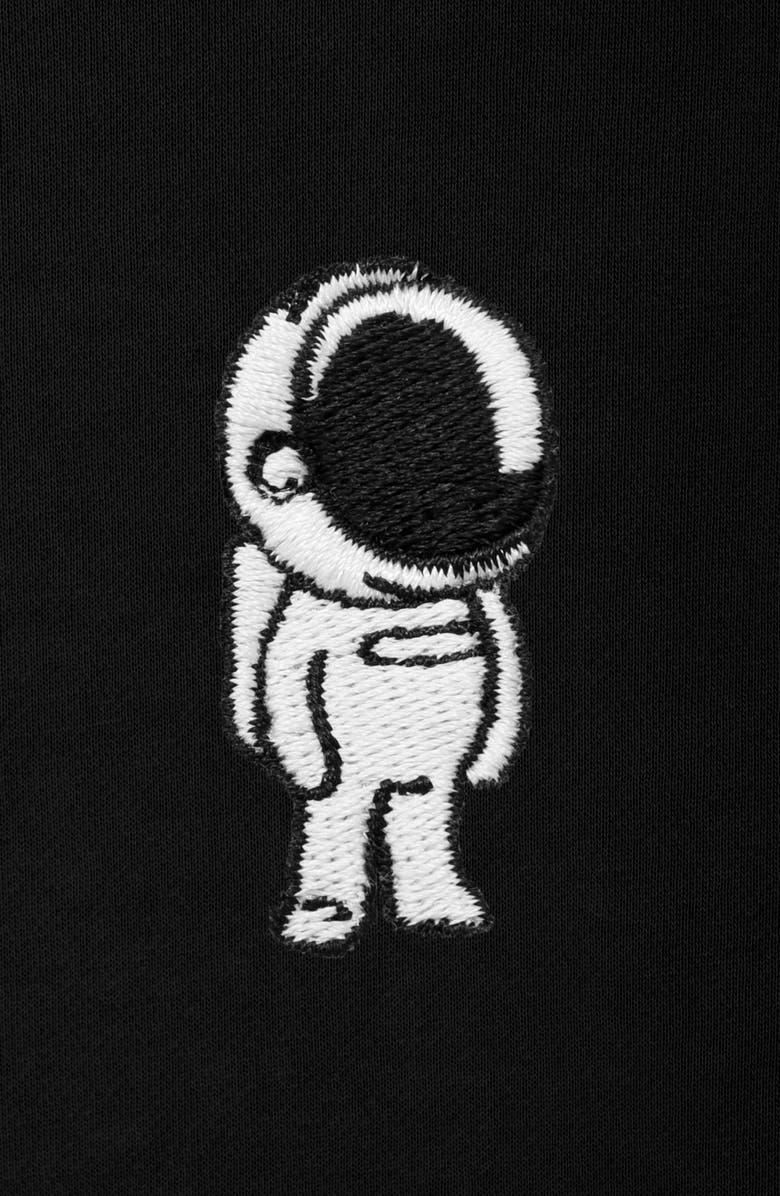 Dalix Mens Astronaut Heavyweight Pigment Dye Tee, Alternate, color, Black