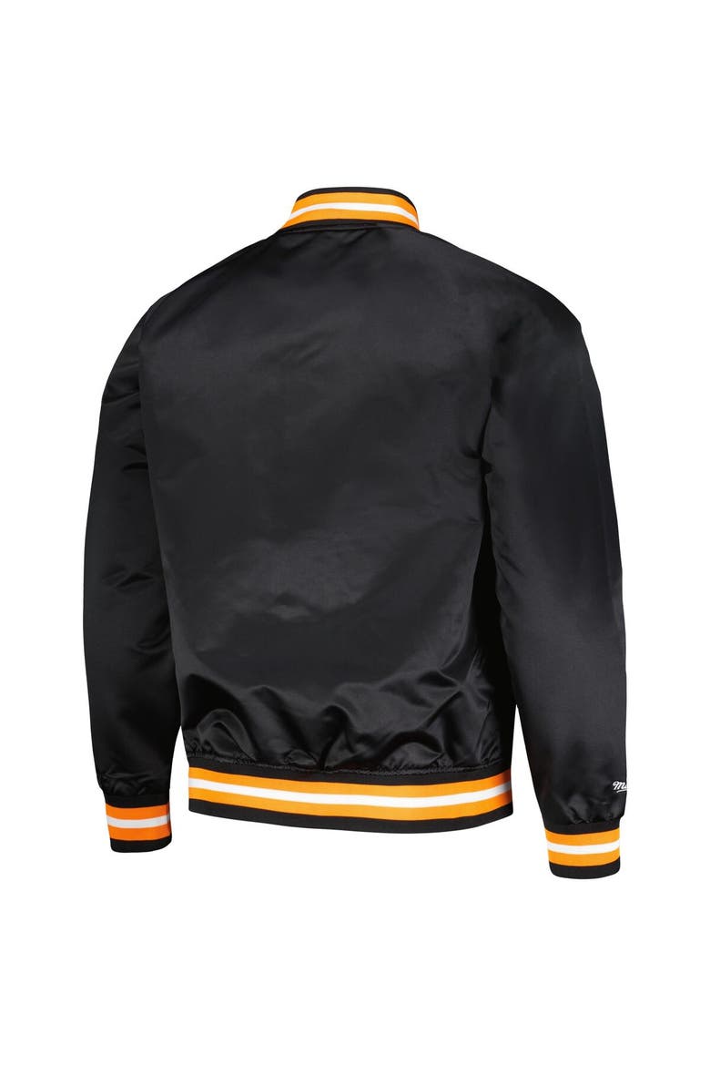 Men's Mitchell & Ness Black Phoenix Suns Hardwood Classics  Throwback Wordmark Raglan Full-Snap Jacket, Alternate, color, Black