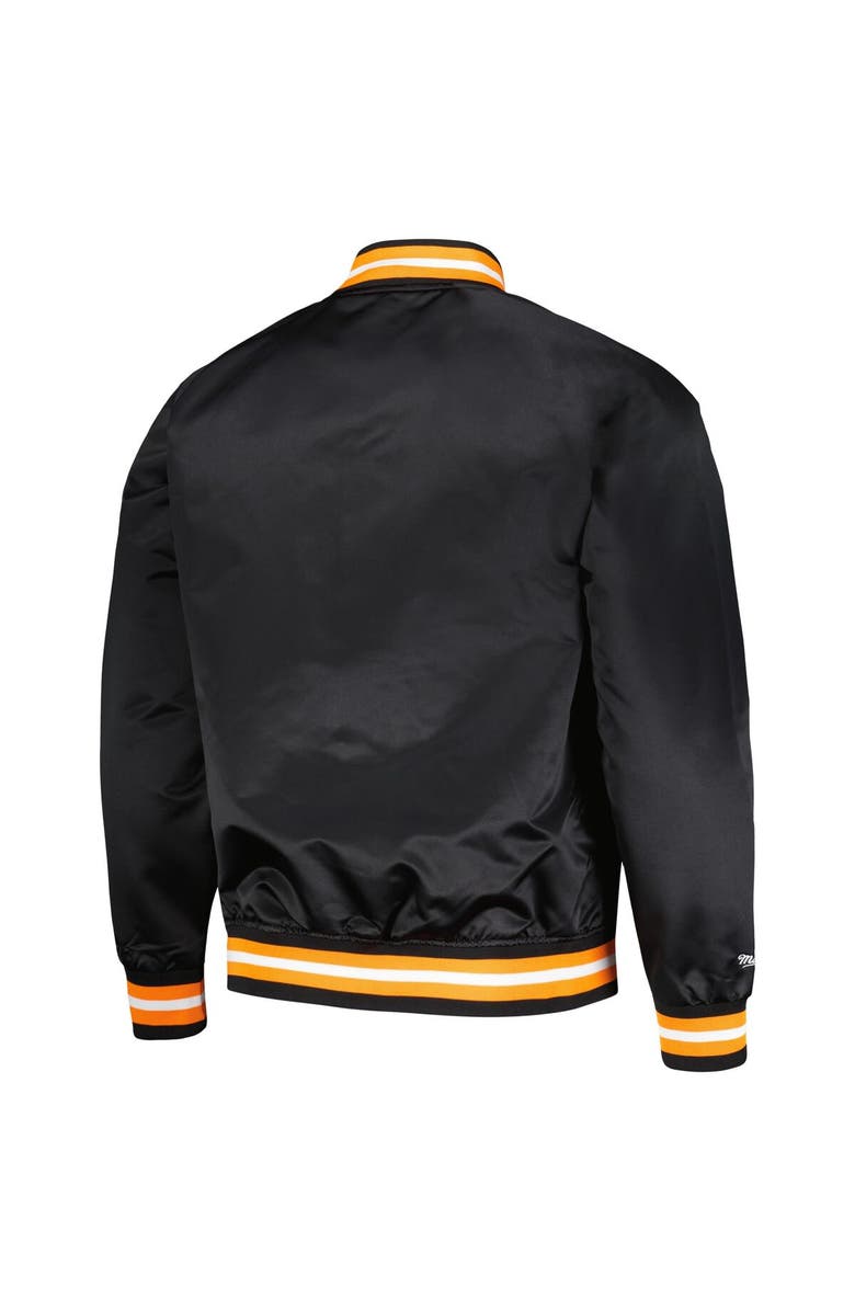 Mitchell & Ness Men's Mitchell & Ness Black Phoenix Suns Hardwood Classics  Throwback Wordmark Raglan Full-Snap Jacket, Alternate, color, 