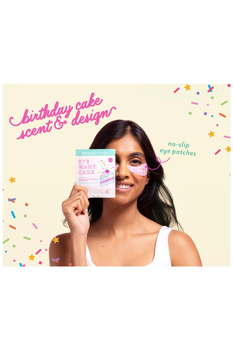 Eye Want Cake Smoothing & Hydrating 5-Pack Eye Patches, Alternate, color, NO COLOR