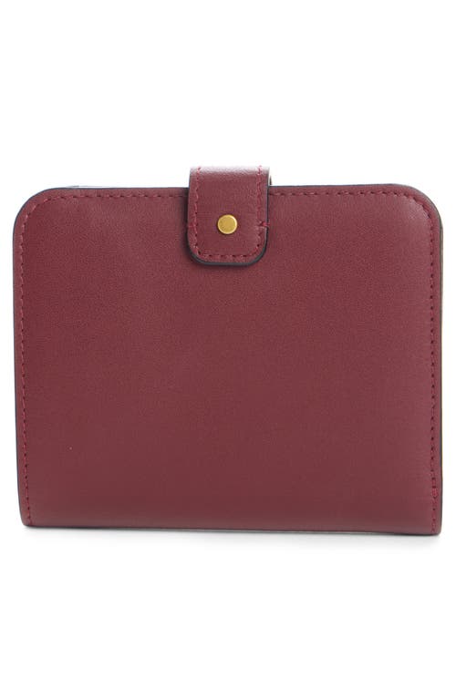 Isabel Marant Oskan Leather Wallet In Brown