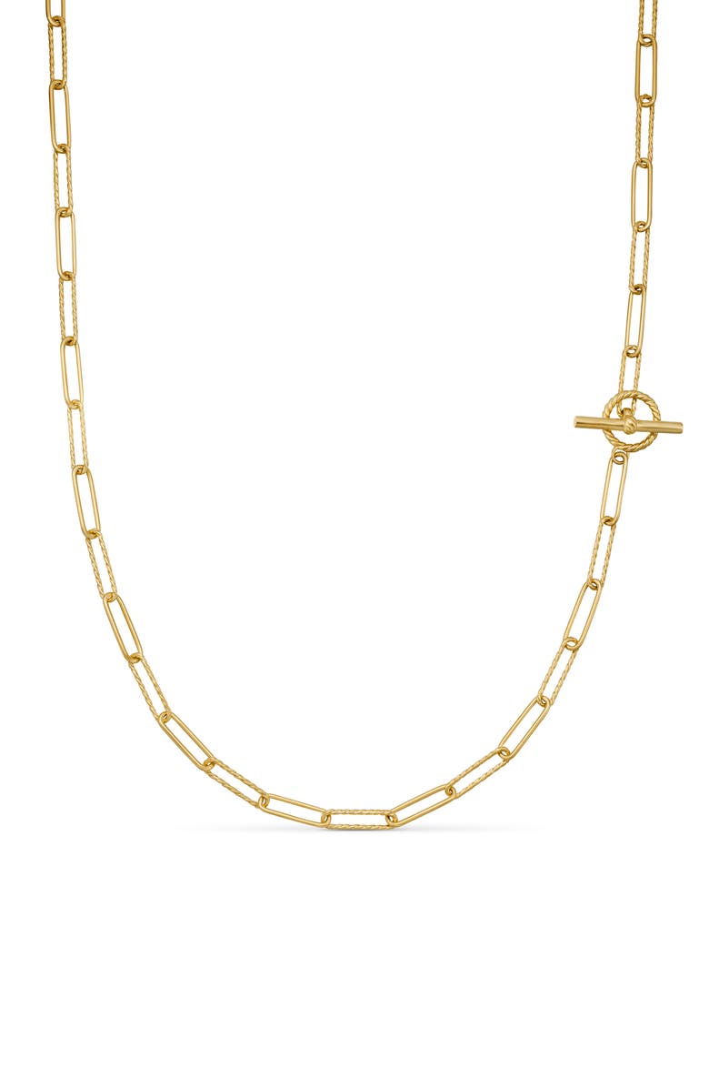 David Yurman DY Madison<sup>®</sup> Elongated Chain Necklace in 18K Yellow Gold, 3.5mm, Main, color, 18K Yellow Gold