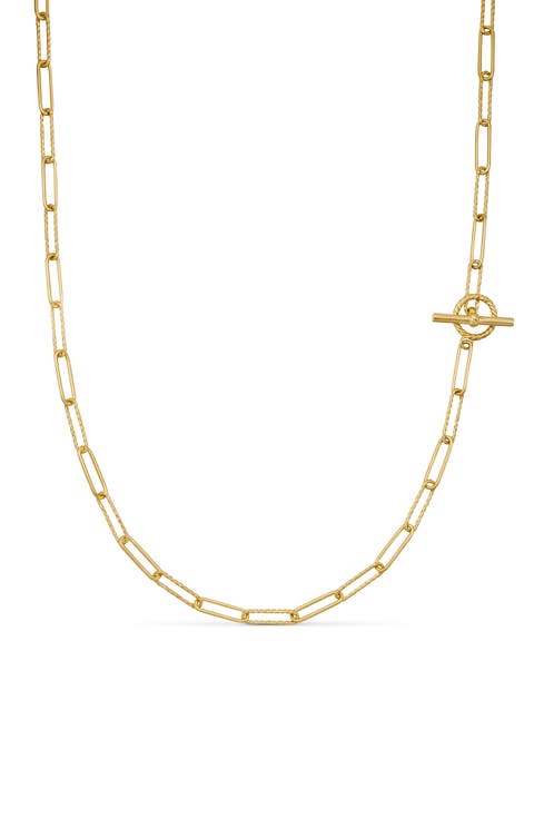 DY Madison® Elongated Chain Necklace in 18K Yellow Gold, 3.5mm
