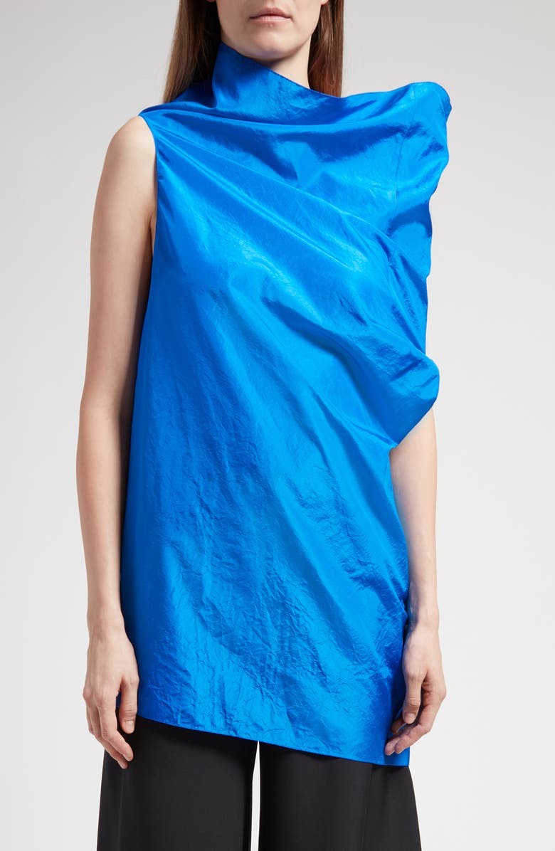 The Row Aria Asymmetric Silk Top, Main, color, 