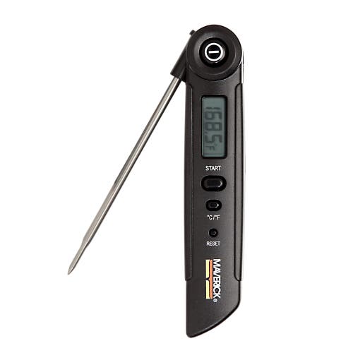 Maverick Flip-action Probe Folding Thermometer In Black