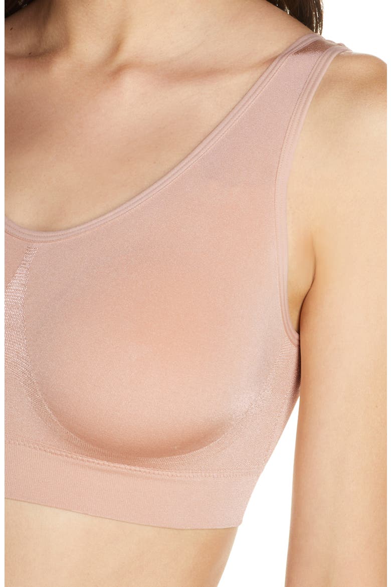 B-Smooth® Seamless Bralette, Alternate, color, ROSE DUST