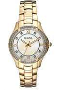 BULOVA Swarovski Crystal Pavé Quartz Bracelet Watch, 32mm