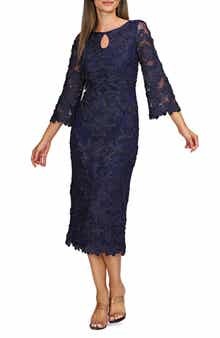 JS Collections Perla Soutache Sheath Dress