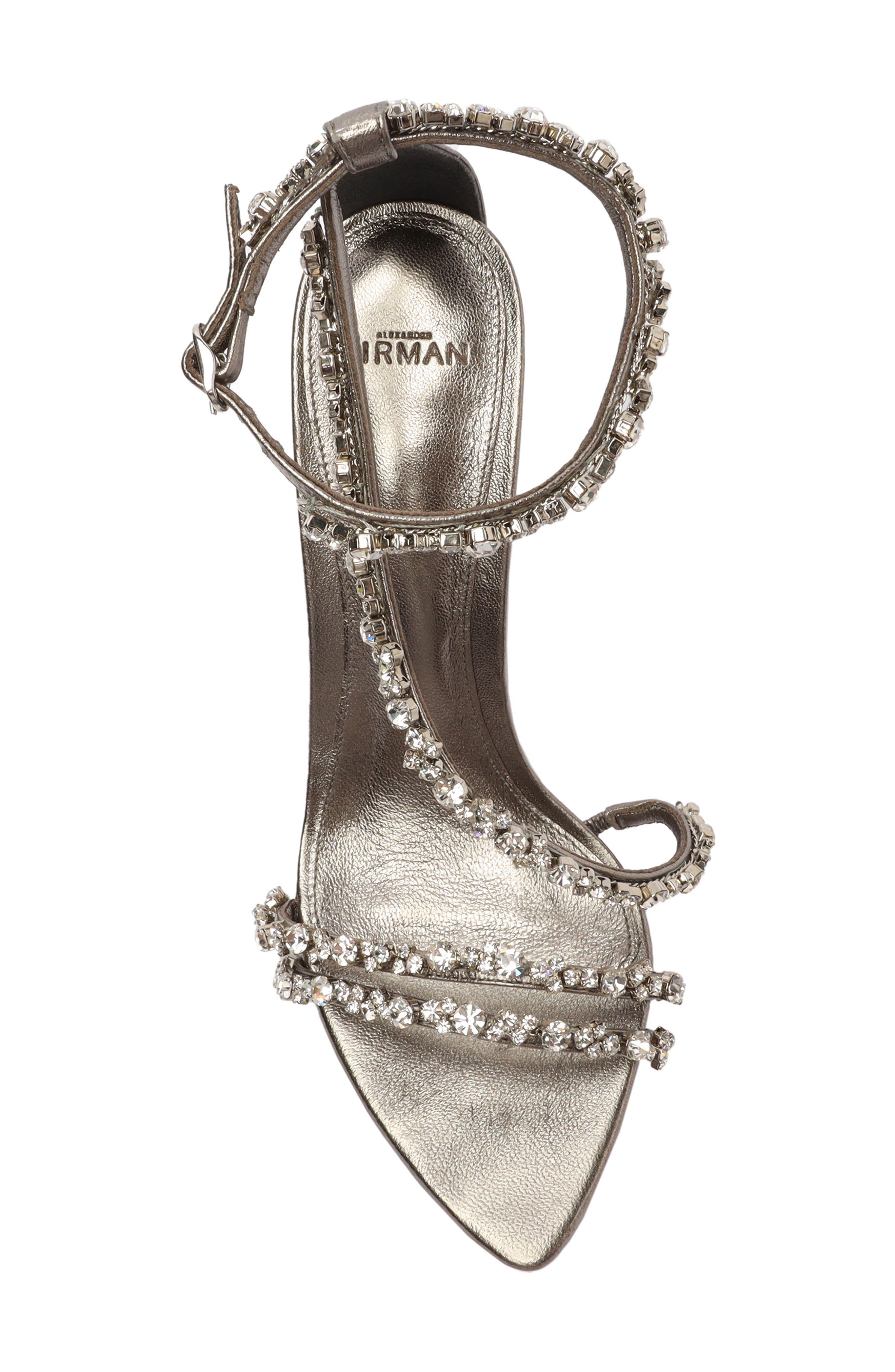 Alexandre Birman Demi Crystal Embellished Sandal, Alternate, color, 