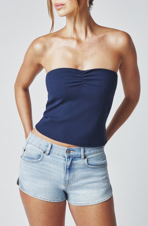 Ruched Tube Top