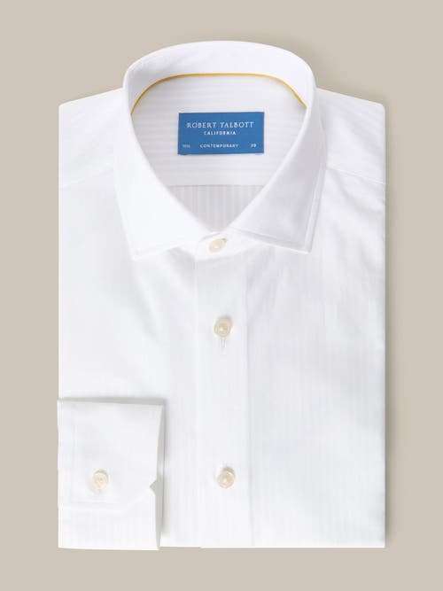 Robert Talbott Reynolds Twill Contemporary Fit Shirt In White