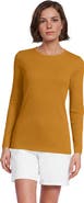 Lands' End Petite Long Sleeve Micro Rib T-Shirt