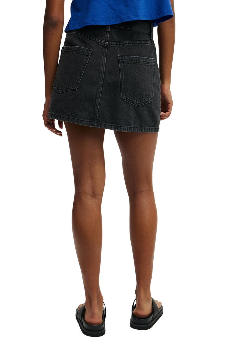 Cotton On Women's Original Denim Mini Skirt, Alternate, color, 