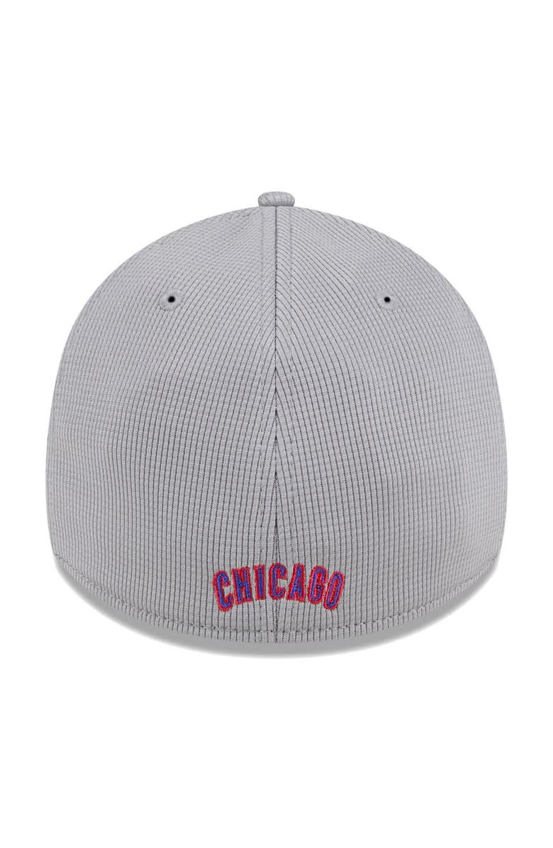 New Era Men's New Era Gray Chicago Cubs Active Pivot 39THIRTY Flex Hat, Alternate, color, Gray