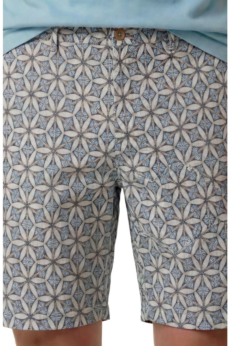 Tribal Mens Flat Front Short, Alternate, color, TRIBAL NATURAL