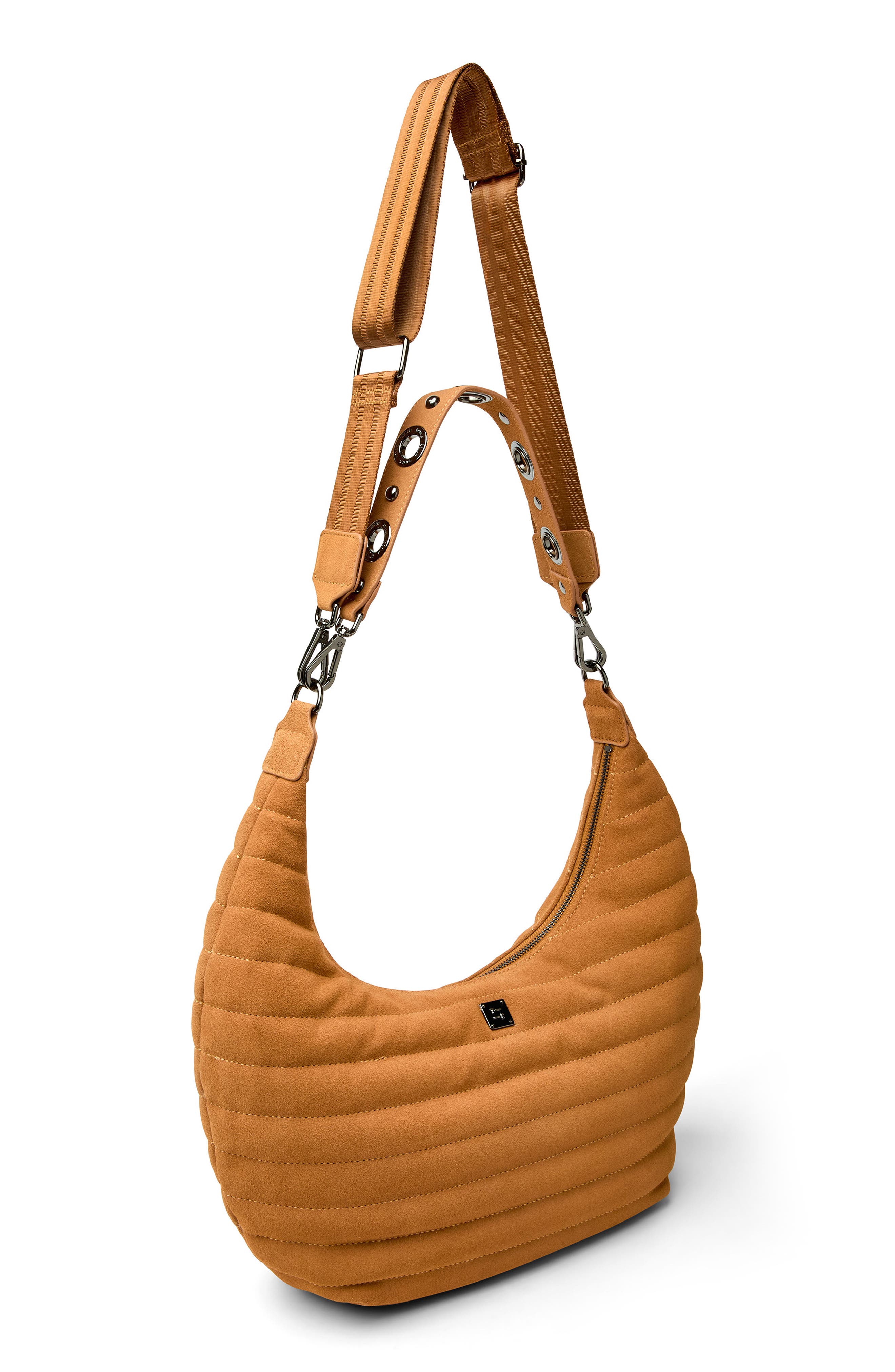 THINK ROYLN Moonstruck Shoulder Bag, Alternate, color, Terracotta Suede