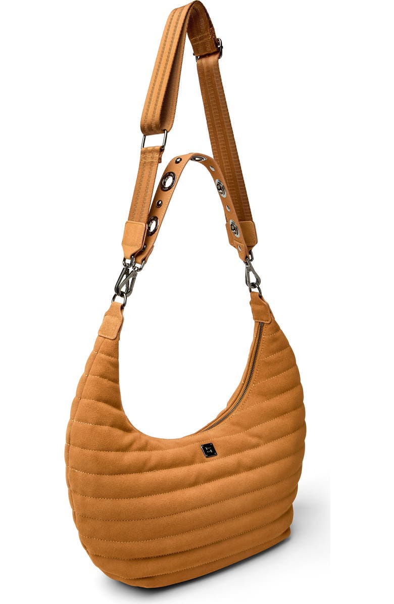 THINK ROYLN Moonstruck Shoulder Bag, Alternate, color, Terracotta Suede