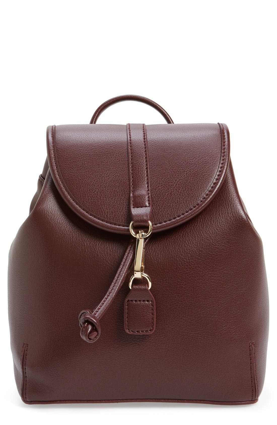 'Kylie' Backpack, Main, color, OXBLOOD