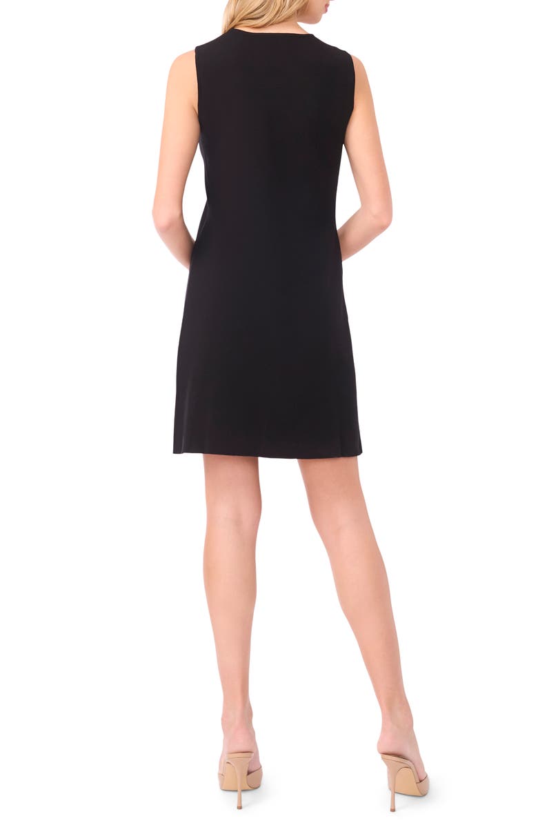 Ted Baker Lois Sleeveless Button-Up Minidress, Alternate, color, Rich Black