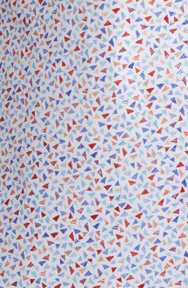 Bugatchi Miles OoohCotton<sup>®</sup> Short Sleeve Button-Up Shirt, Alternate, color, 